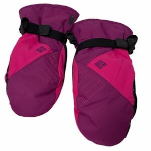 Columbia Omni Heat Lined Purple Pink Snow Ski Mittens - New - Girl’s Youth Med